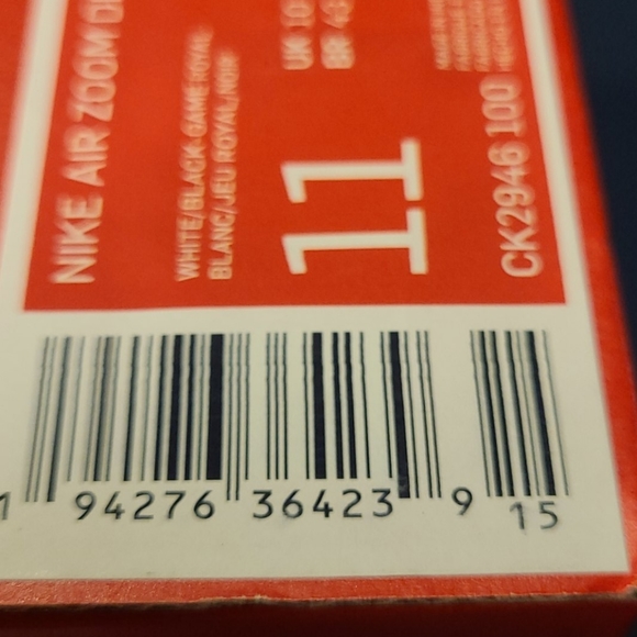 NIKE AIR ZOOM DIVISION MEN'S SHOES 11 - Picture 14 of 14